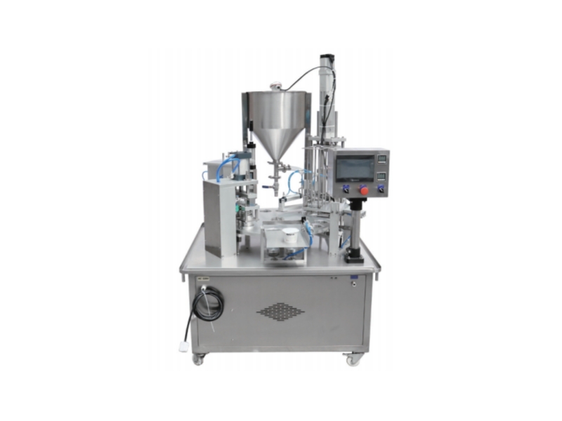 Machine de remplissage et de cachetage de tasse en plastique