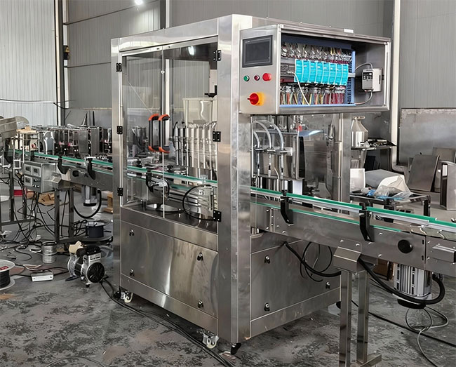 Essai automatique de Machine de remplissage de bouteille liquide