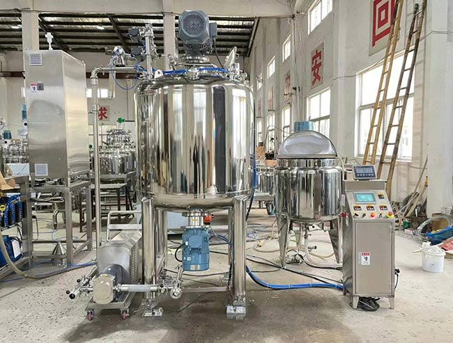 1000KG par heure ligne de Production industrielle houmous conception de Machine