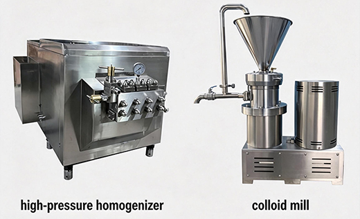 Moulin à colloïdes VS homogénéisateur à haute pression