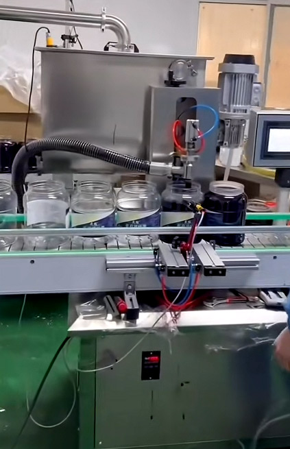 Installation et essai automatiques de Machine de remplissage de confiture
