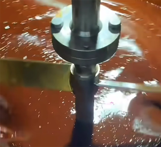 Étude de cas - cuve de mélange sous vide pour pâte de Base de poulet