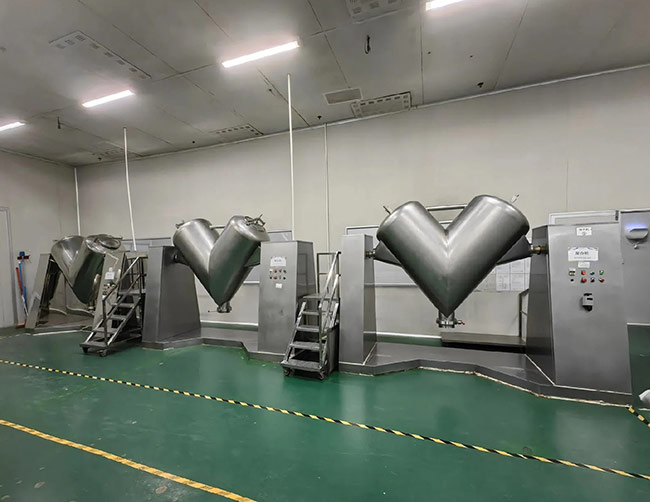 Solution de mélange rentable - mélangeur de poudre V Blender pour l’usine d’assaisonnement