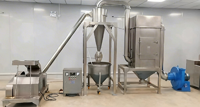 Installation de broyeur à marteaux pour usine d’épices