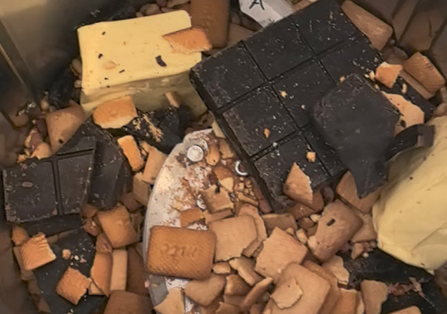 Essai de broyage de mélange pour l’usine de Biscuit
