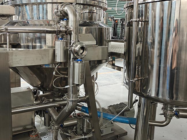 Contrôle de l’alimentation dans la Production de Mayonnaise par Valve