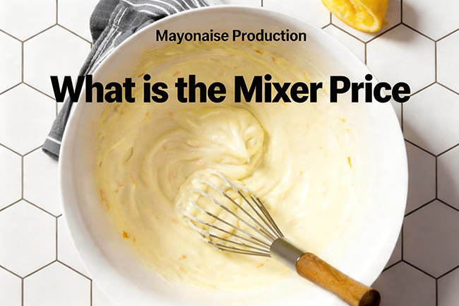Quel est le prix de la Mayonnaise Mixer Machine