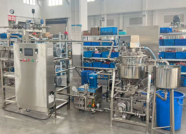 50KG par lot crème Sauce équipement de ligne de Production