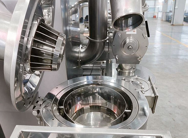 Moulin à Classifier l’air avec couvercle supérieur articulé pour un nettoyage et un entretien plus faciles
