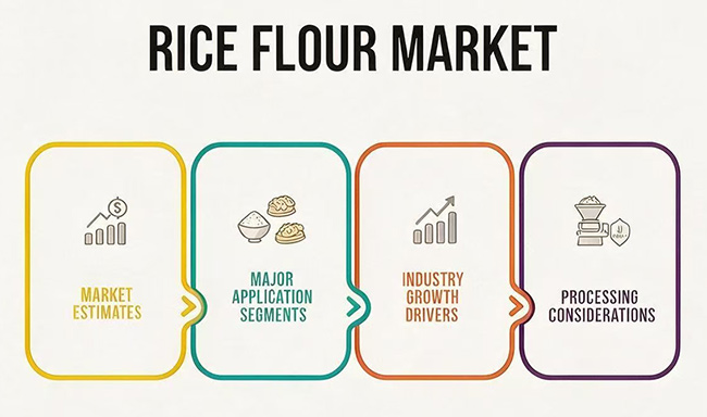 Marché de la farine de riz - tendances mondiales, Applications et possibilités de transformation